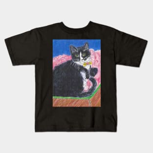 Tuxedo cat Kids T-Shirt